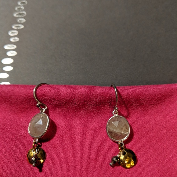 Silpada Stepping Stone Earring 925:New in Box - Picture 1 of 2